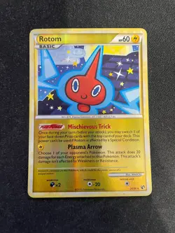 Rotom 20/90 Reverse Holo Rare HGSS Undaunted Pokemon TCG - LP+ - Image 1