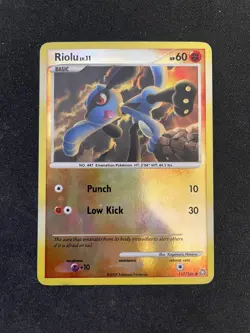 Riolu 117/146 Reverse Holo Legends Awakened Pokemon TCG - MP - Image 1