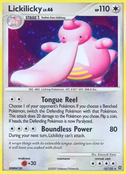 Lickilicky Secret Wonders 12/132 Holo Rare Pokemon TCG - LP - Image 1