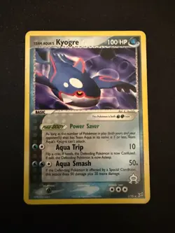 Team Aquas Kyogre 3/95 Pokemon Team Magma vs Team Aqua Regular Pokemon TCG - LP+ - Image 1