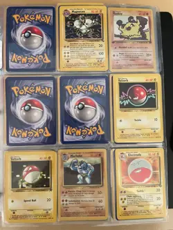 Pokemon Binder Collection Vintage 63 Pages In Total - Image 5