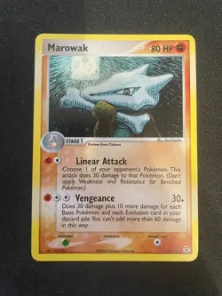Marowak 7/112 Pokemon Fire Red & Leaf Green Holo Rare Pokemon TCG - LP - Image 1
