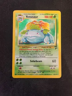 Venusaur 18/130 Holo Base 2 Set Holo Pokemon TCG - LP+ - Image 1