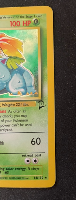 Venusaur 18/130 Holo Base 2 Set Holo Pokemon TCG - LP+ - Image 3