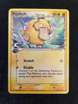 Psyduck 81/110 Delta Species Holon Phantoms Pokemon TCG - LP - Image 1