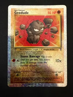 Geodude 77/110 Legendary Collection Reverse Holo Pokemon TCG - LP+ - Image 1
