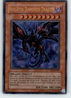 Red-Eyes Darkness Dragon - Structure Deck: Dragon's Roar - SD1-EN001 - HP - Image 1