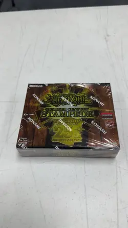 2025 Yugioh Quarter Century Stampede 1st Edition Booster Box Sealed - Image 1