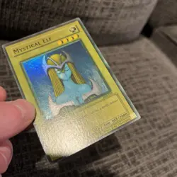 Yu-Gi-Oh! Mystical Elf LOB-062 1st Edition Faded, Wavy Misprint Error *Very Rare - Image 5