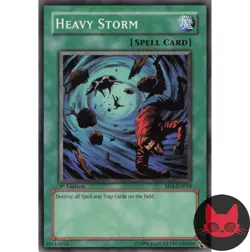 Yugioh Heavy Storm SD4-EN019 Common 1st Edition NM - Image 1