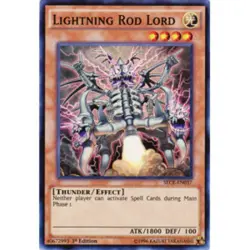 Lightning Rod Lord - SECE-EN037 - Super Rare - 1st Edition - Lightly Played - Image 1