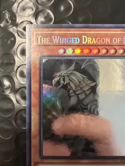 Yugioh: 1x The Winged Dragon of Ra - LED7-EN000 - Ghost Rare - 1st Edition - NM - Image 2