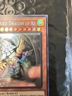 Yugioh: 1x The Winged Dragon of Ra - LED7-EN000 - Ghost Rare - 1st Edition - NM - Image 3