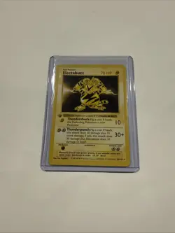 Electabuzz 20/102 Rare 1st Edition Shadowless Base Set Vintage Pokemon Card - Image 1
