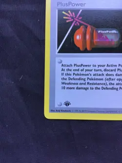 Pokemon Cards: Base Set 1st Edition Uncommon: PlusPower 84/102 - Image 5