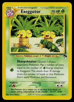 Pokemon Card - Exeggutor Southern Islands 13/18 - Image 1