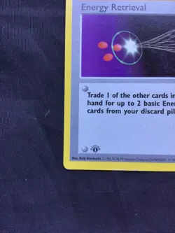 Pokemon Cards: Base Set 1st Edition Uncommon: Energy Retrieval 81/102 - Image 5