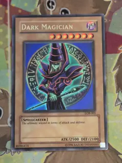 Dark Magician LOB-005 Ultra Rare Unlimited NM/LP Yugioh Excellent Vintage Card - Image 2