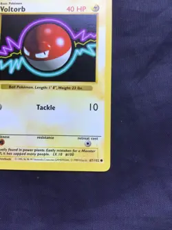 Pokemon Cards: Base Set 1st Edition Common: Voltorb 67/102 - Image 4