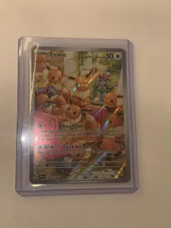 Pokemon Eevee TCG Card Twilight Masquerade Illustration Rare 188/167 - Image 1