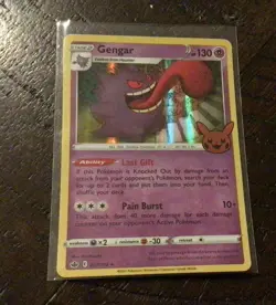 2021 Gengar "Holo Foil" Pokemon Trick or Trade Halloween Card - 130 - Image 1