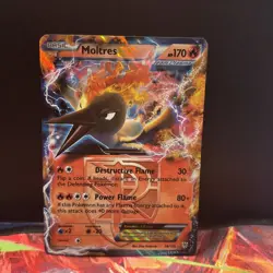 Moltres EX (Team Plasma) 14/135 Plasma Storm Holo LP-NM Pokemon Card - Image 1