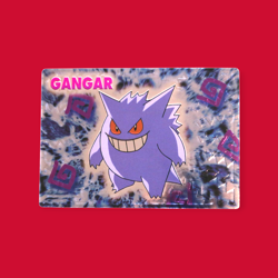 GENGAR (GANGAR)--JAPANESE MEIJI EMBOSSED PROMO FOIL POKEMON CARD - Image 1