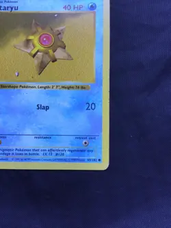 Pokemon Cards: Base Set 1st Edition Common: Staryu 65/102 - Image 4