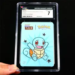 CGC NEAR MINT 7 Nintendo 2024 Pokemon PTCG CHN . card - Squirtle - Image 3