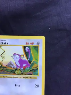 Pokemon Cards: Base Set 1st Edition Common: Rattata 61/102 - Image 3