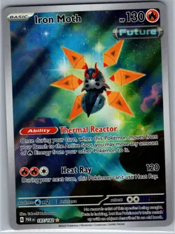 Iron Moth 187/182 SV04: Paradox Rift - Pokemon Card - NM - Image 1