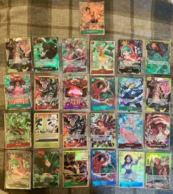 One Piece Tcg Card Lot X25 Nm English - Image 1