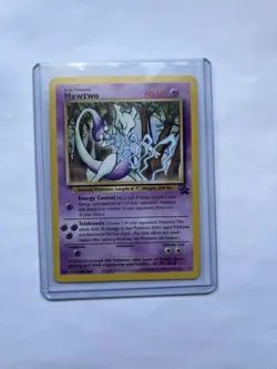 Pokemon Trading Card Game TCG Mewtwo 12 Promo LP/MP Black Star - Image 3