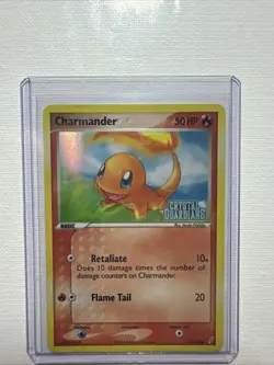 Pokemon Card - Charmander - EX Crystal Guardians 48/100 Reverse Holo Stamped - Image 1