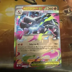 Mega Charizard ex 013/080 RR M2 Phantasmal Flames Card - NM - Pokemon TCG - Image 1