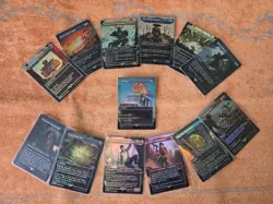 MTG Playstation Secret Lair Rainbow Foil Lot Ghost Of Tsushima Uncharted SolRing - Image 1
