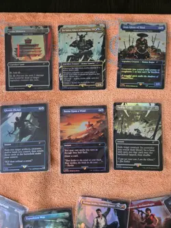 MTG Playstation Secret Lair Rainbow Foil Lot Ghost Of Tsushima Uncharted SolRing - Image 2