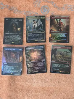 MTG Playstation Secret Lair Rainbow Foil Lot Ghost Of Tsushima Uncharted SolRing - Image 3