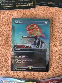 MTG Playstation Secret Lair Rainbow Foil Lot Ghost Of Tsushima Uncharted SolRing - Image 4