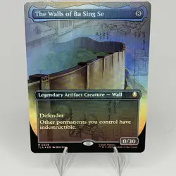 WOTC Avatar: The Last Airbender The Walls of Ba Sing Se (Borderless) (MR) NM - Image 1