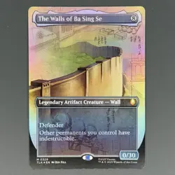 WOTC Avatar: The Last Airbender The Walls of Ba Sing Se (Borderless) (MR) NM - Image 2