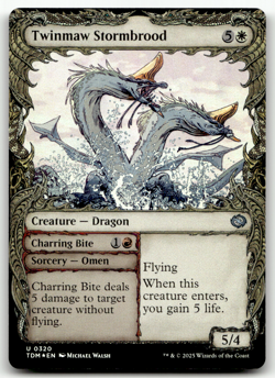 Twinmaw Stormbrood (Showcase) U Tarkir: Dragonstorm 320 NM - Image 1