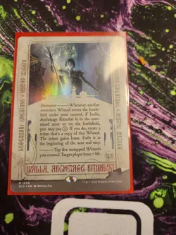 Inalla, Archmage Ritualist Foil, Near Mint, English Secret Lair, MTG Magic - Image 1