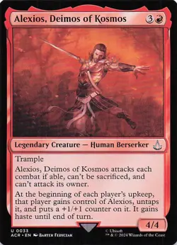 Alexios, Deimos of Kosmos MTG Magic Common Near Mint Assassin Creed Magic The Ga - Image 1