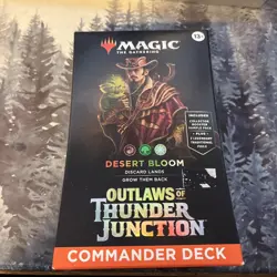 Magic The Gathering Outlaws of Thunder Junction Desert Bloom Commander Precon - Image 1
