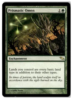 MTG Prismatic Omen - Shadowmoor Moderately Played English - Image 1