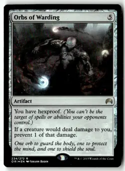 MTG Foil Orbs of Warding - Magic Origins Moderately Played English - Image 1