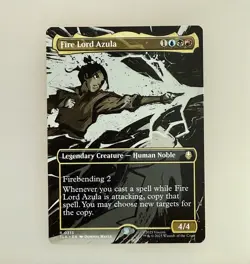 MTG: Fire Lord Azula (0313) (Borderless) Avatar: The Last Airbender Reg NM - Image 1