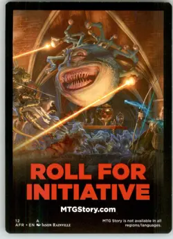 Icingdeath, Frost Tongue Token - Adventures in the Forgotten Realms - 2 - NM - Image 2