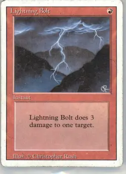 Lightning Bolt - Revised Edition - Normal HP - Image 1